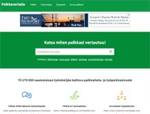 Tablet Screenshot of palkkavertailu.com
